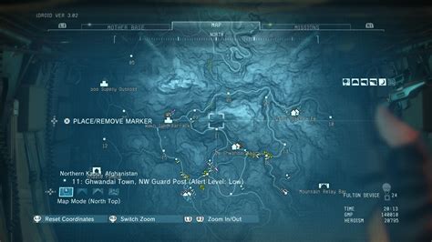 metal gear phantom pain locations